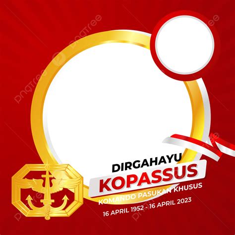 Twibbon Kopassus 2023 Png Vector Psd And Clipart With Transparent