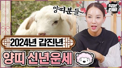 미리보는 2024년 양띠 총운🐑 내년에 양띠분들의 재물운금전운귀인운애정운은 어떻게 될까 Youtube