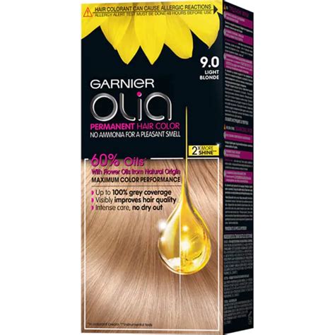 Vopsea De Par Permanenta Garnier Olia Light Blonde Ml Fara Amoniac Vopsea De Par