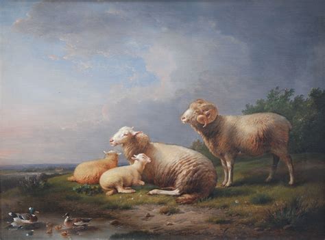 Frans Van Severdonck Gem Lde Zum Verkauf Schafe Widder Und L Mmer