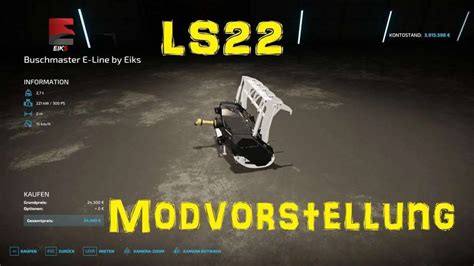 Buschmaster E Line Von Eiks V Landwirtschafts Simulator Mod