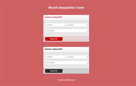 Newsletter Signup Forms That Rock Inspirations Templates And Tools