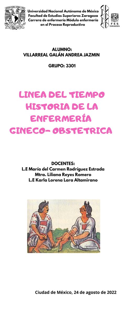 Historia Gineco Obstetricia 3301 Universidad Nacional