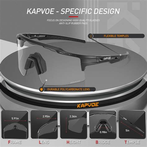 Kapvoe X75 Photochromic Sunglasses Kapvoe Sport