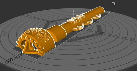 Бесплатный STL файл Стимпанк звуковая отвертка Доктор Кто 👾・Дизайн 3D ...