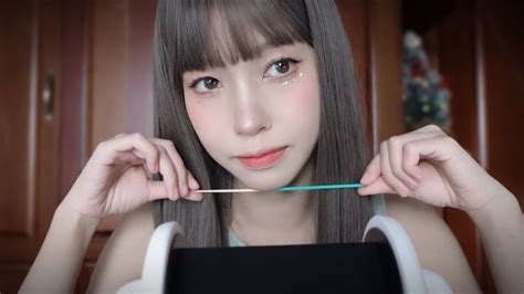 ASMR 20分鐘超酥麻採耳口腔音助眠 Mouth Sounds Relaxing Ear Spa No Talking