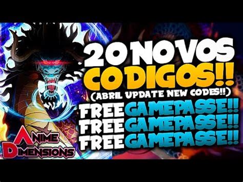 Corre Novos Exclusivos Codes Secretos No Anime Dimensions