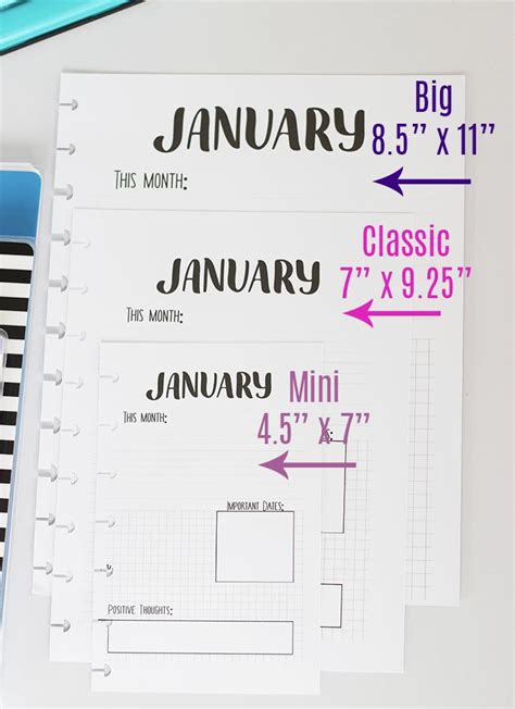 How to Resize Printables to Fit Any Happy Planner Size (with VIDEO) | Sunny Day Family