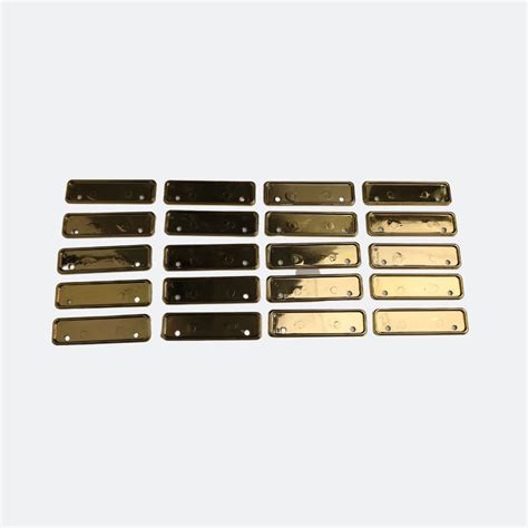 Name Badge Holders Gold Small Engraving Parts And Accessories Rowmark