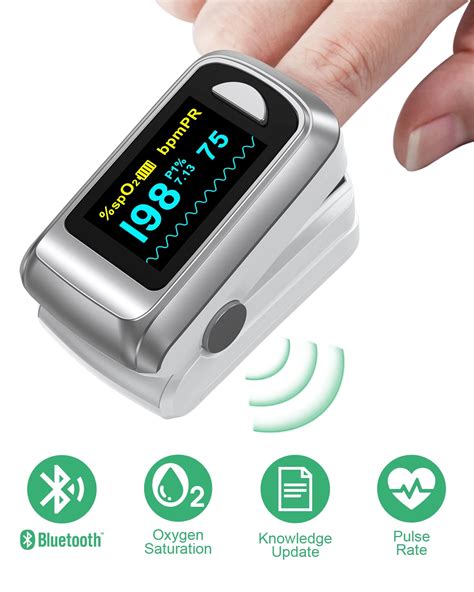 Healthtree Finger Pulse Oximeter Blood Oxygen Saturation Spo Pi