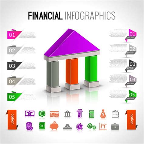 Bank Financial Infographics Eps Vector Uidownload