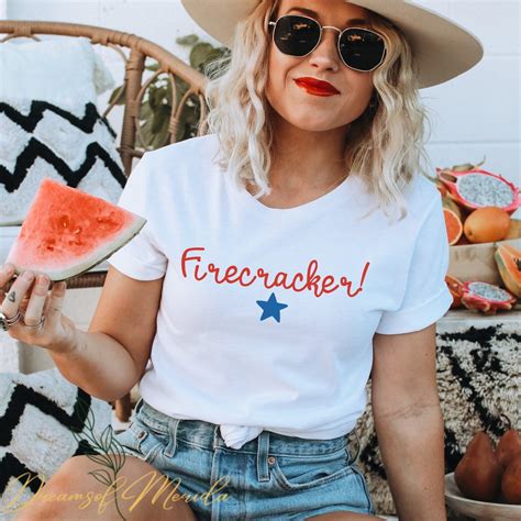 Firecracker Shirt For Independence Day Cute 4th Of July Tshirt Funny