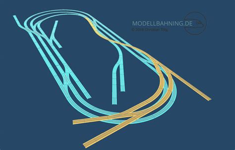 H Gleisplan Auf X M Zweigleisige Hauptstrecke Plus Nebenbahn