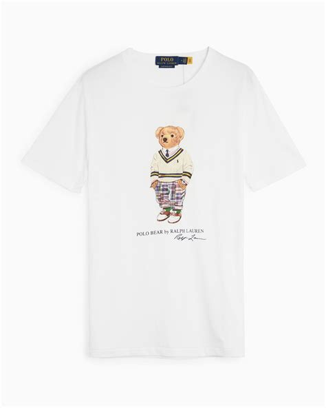 Polo Ralph Lauren Bear Men S T Shirt White Buy Online At