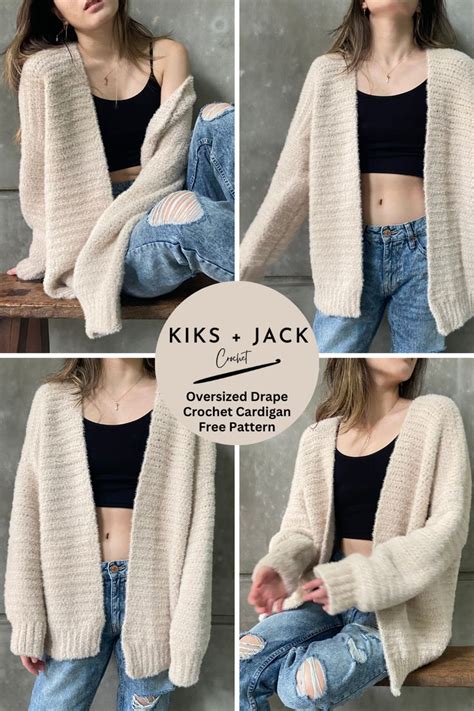 Simple And Easy Crochet Cardigan Free Pattern Crochet Cardigan Free