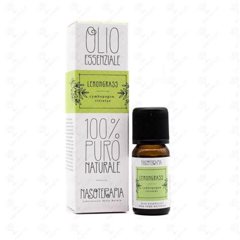 Olio Essenziale Bio Di Lemongrass Nasoterapia 10 Ml Lo Scrigno Di