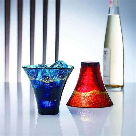 Sake Glasses Mount Fuji