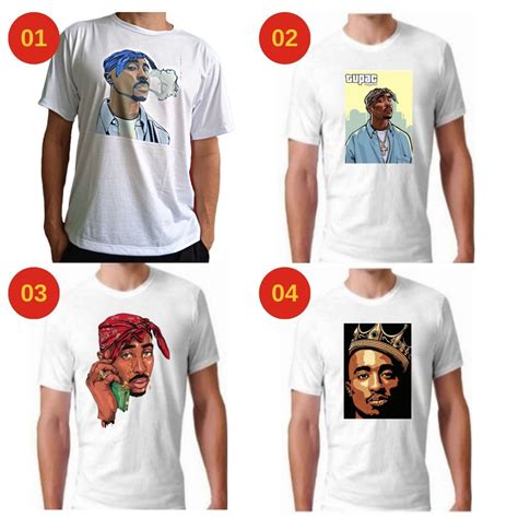 Camiseta Tupac Pac Camisa De Quebrada Rapper Favela Hip Hop