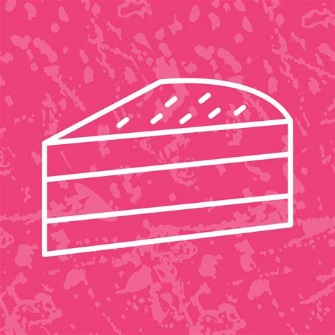 Cake Slice Vector Icon 18737146 Vector Art at Vecteezy