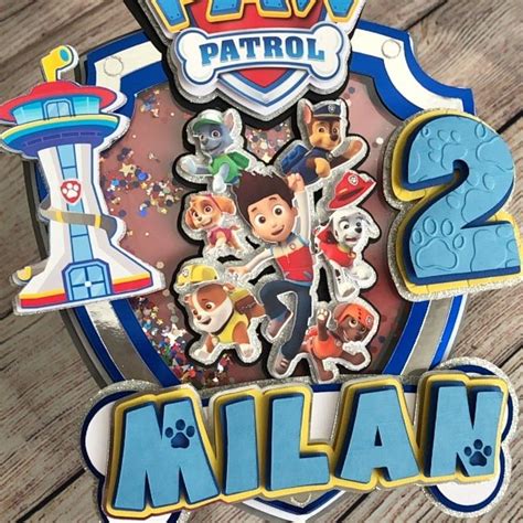 Ro Design And Craft Rosa Perez On Instagram Paw Patrol Cake Topper