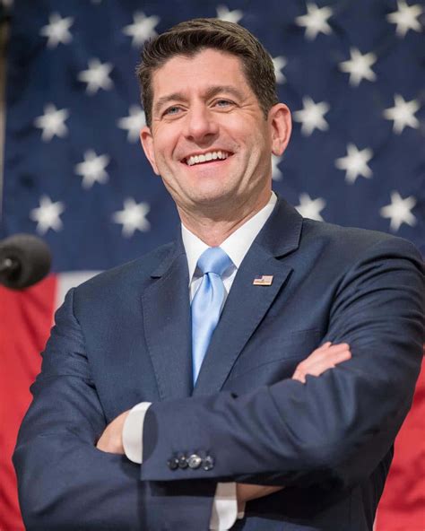 Download Paul Ryan With Usa Flag Wallpaper | Wallpapers.com