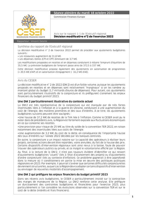 Calaméo Décision Modificative N° 2 De Lexercice 2022