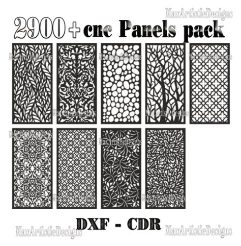 Deco Panels File Dxf Cdr Prepared For Cnc Laser Plasma Water Jet