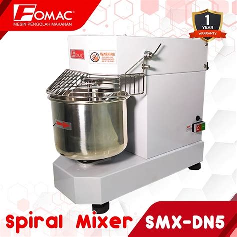 Jual FOMAC SMX DN5 Spiral Mixer Mesin Pengaduk Adonan Spiral 5 Liter