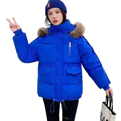 2022 Winter Women Jacket Warm Parkas Female Thicke Coat Cotton Padded