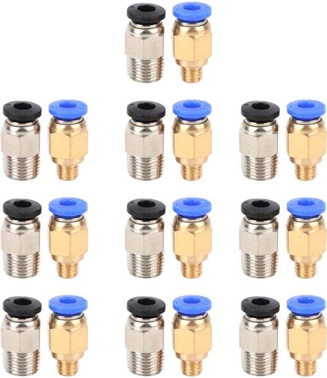 Amazon Eowpower 10 Pcs PC4 M6 Pneumatic Straight Fitting Joint For