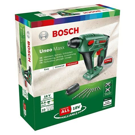 Bosch Power For All V Akku Bohrhammer Uneo Maxx V Ohne Akku