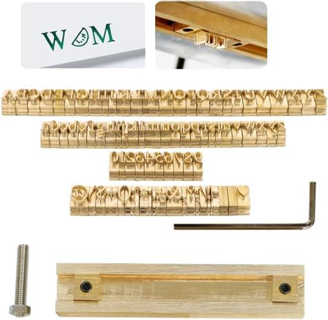 Amazon Zonesun Brass Stamping Letters Set For Hot Stamping Machine