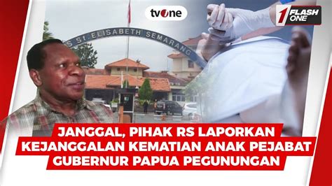 Janggal Pihak Rs Laporkan Kejanggalan Kematian Anak Pejabat Gubernur