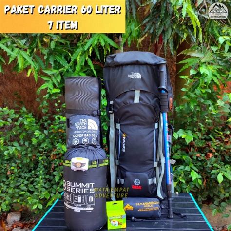 Jual PAKET LENGKAP CAMPING 4 5 6 7 ITEM TAS RANSEL GUNUNG CARRIER