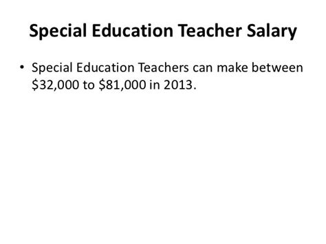 How Much Do Special Education Teachers Make