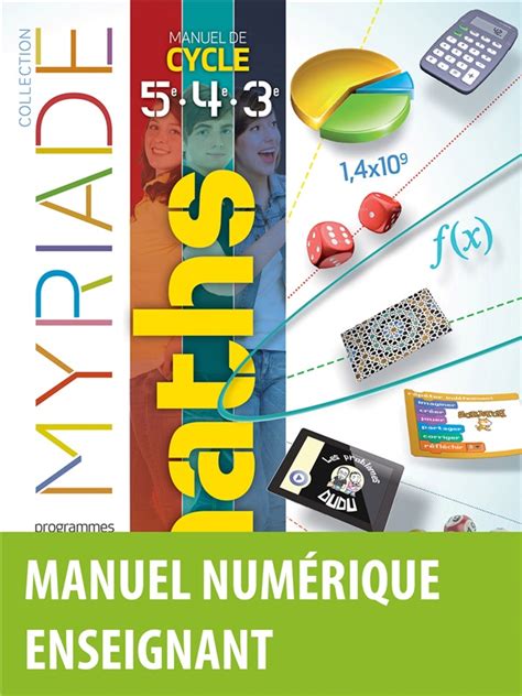 Myriade Math Matiques Cycle Manuel Num Rique Professeur