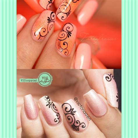 Vic And Her Nails Viccopycat Filigree By Tartofraises