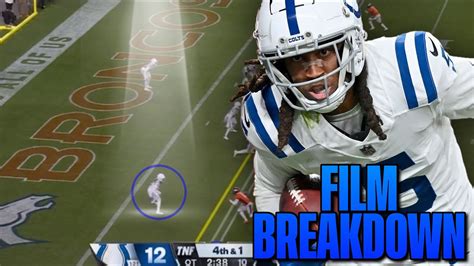 Indianapolis Colts Film Breakdown Against The Denver Broncos YouTube