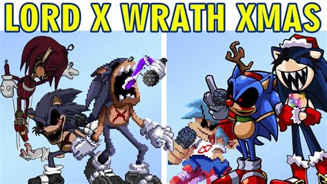 Friday Night Funkin Vs Lord X Wrath Xmas Patch V Fnf Mod Hard