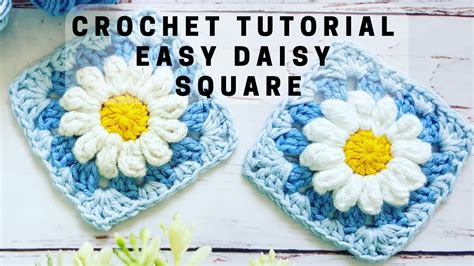 How To Crochet A Quick Daisy Granny Square Daisys Dream By