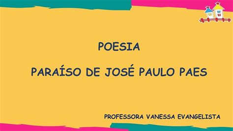 Poesia Para So De Jos Paulo Paes Youtube