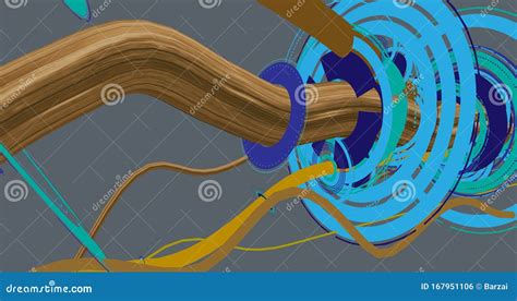 Man Making Drill Training On Agility Ladder Vector Illustration