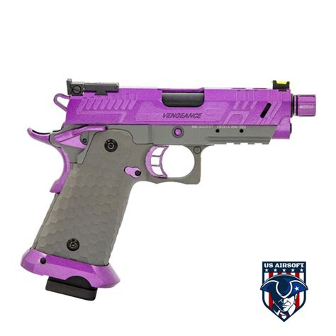 Vorsk Airsoft Cs Compact Vengeance Hi Capa Purple Grey Us