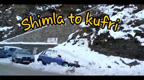 How To Go Kufri From Shimla Shimla To Kufri Road Trip Youtube