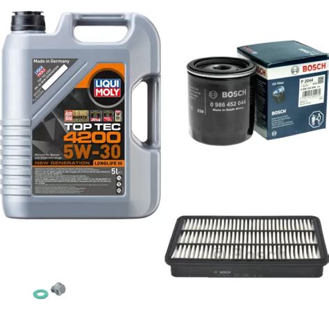 Bosch Inspection Set L Liqui Moly Top Tec W Pour Lexus Rx