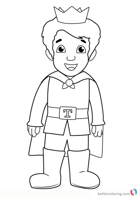 Prince Tuesday from Daniel Tiger Coloring Pages - Free Printable ...