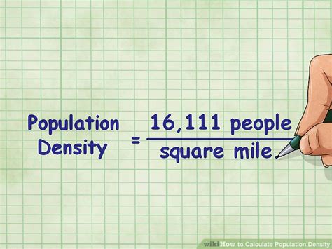 How To Calculate Population Density 10 Steps With Pictures