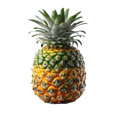 Pineapple Isolated On White Background Clipping Path Included