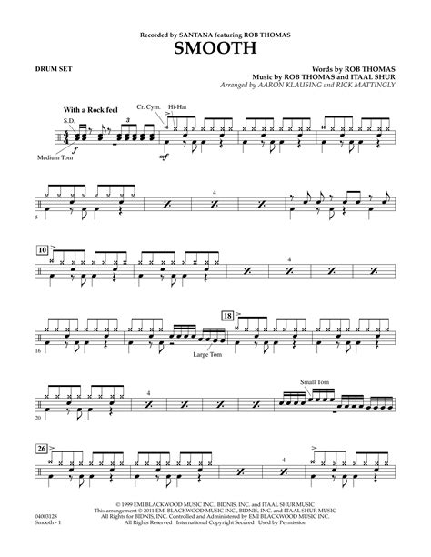 Smooth Drum Set By Diane Downs Sheet Music For Concert Band At Sheet