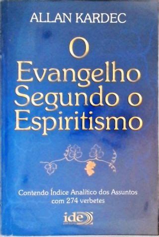 Evangelho Segundo O Espiritismo Allan Kardec Traça Livraria e Sebo